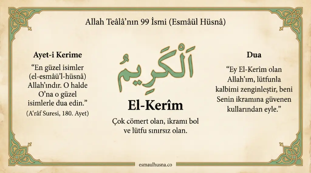 El-Kerîm