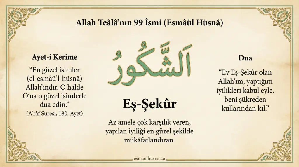 Eş-Şekûr