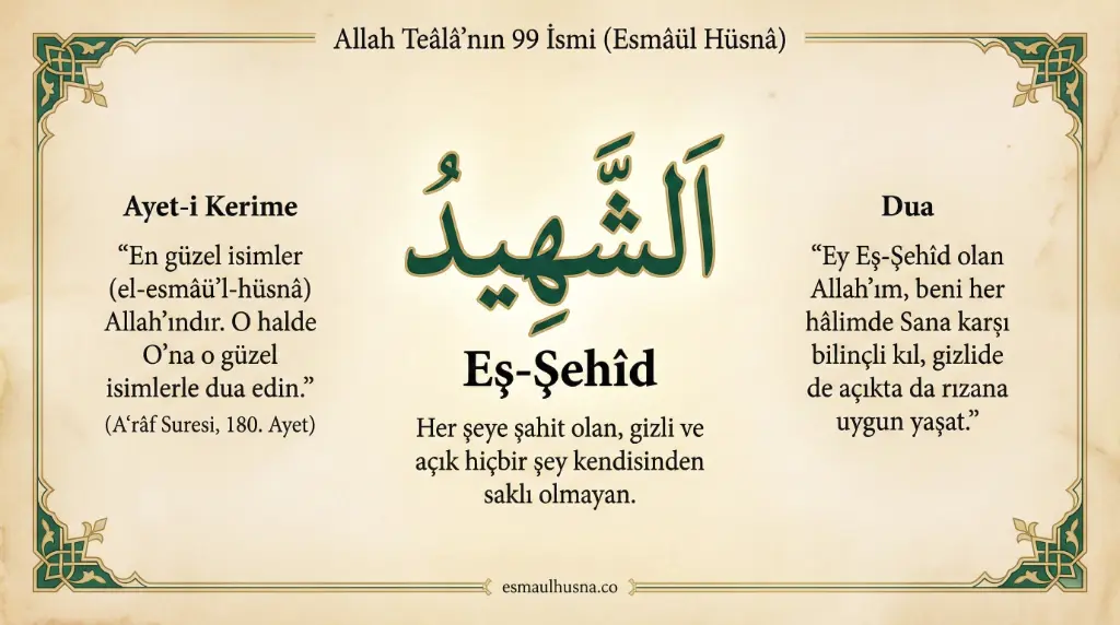 Eş-Şehîd